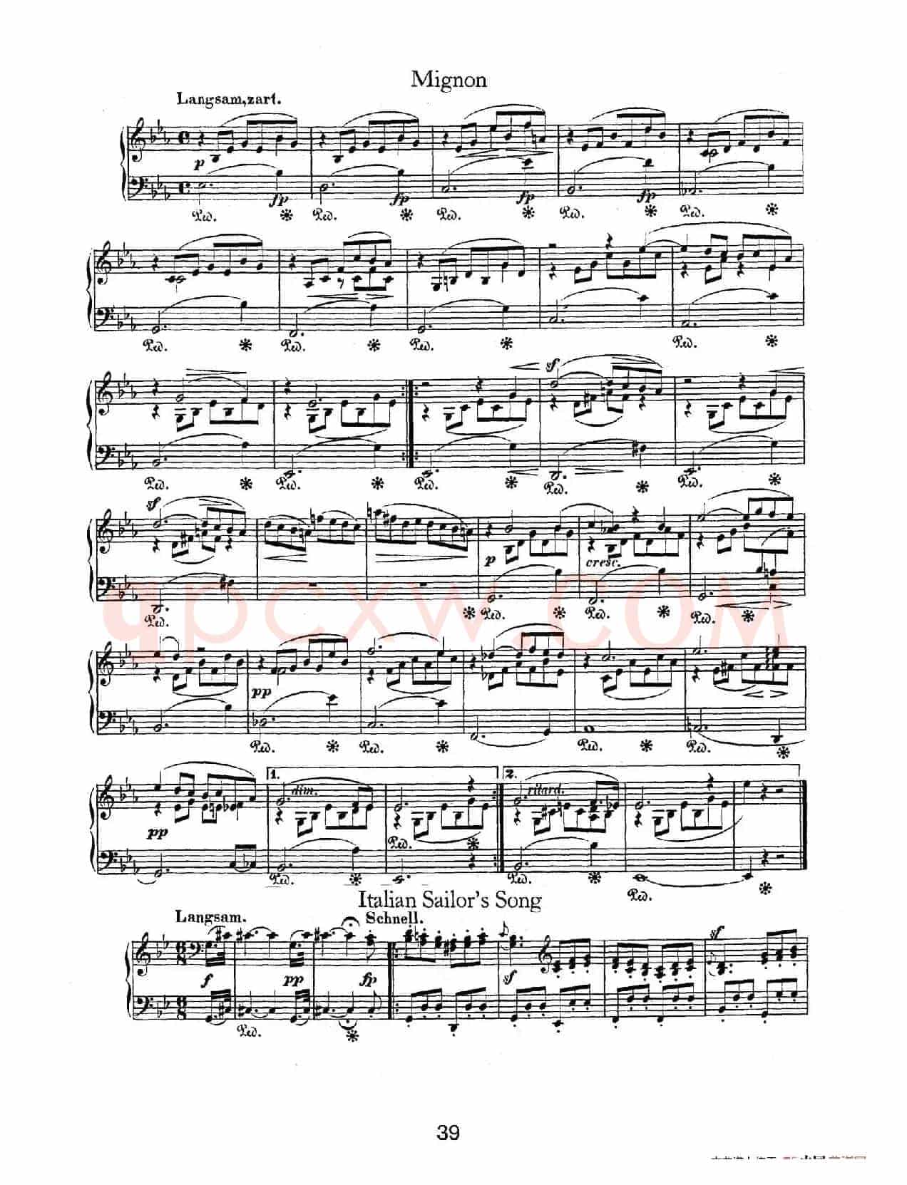 Album für die Jugend Op.68（儿童钢琴曲集）