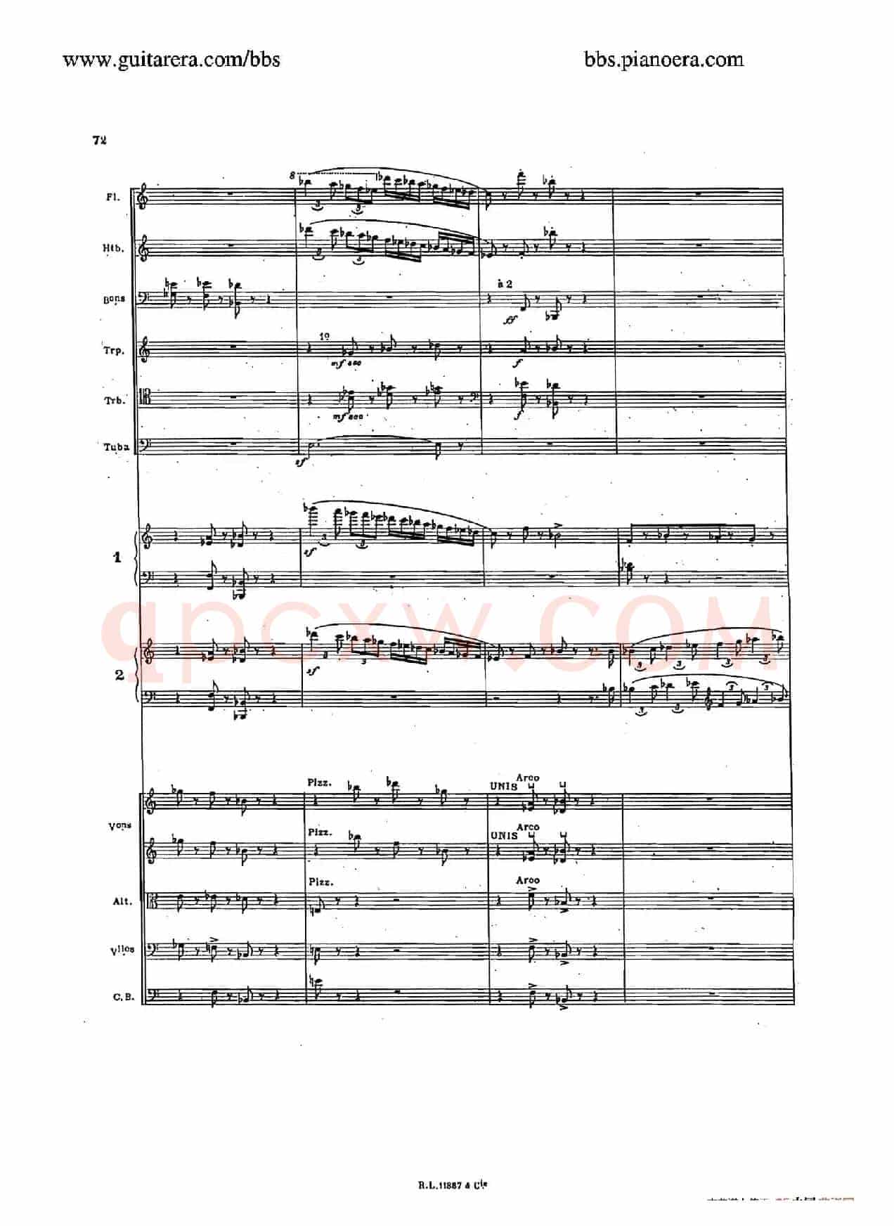 Concerto for 2 Pianos in d Minor(d小调双钢琴协奏曲·总谱)