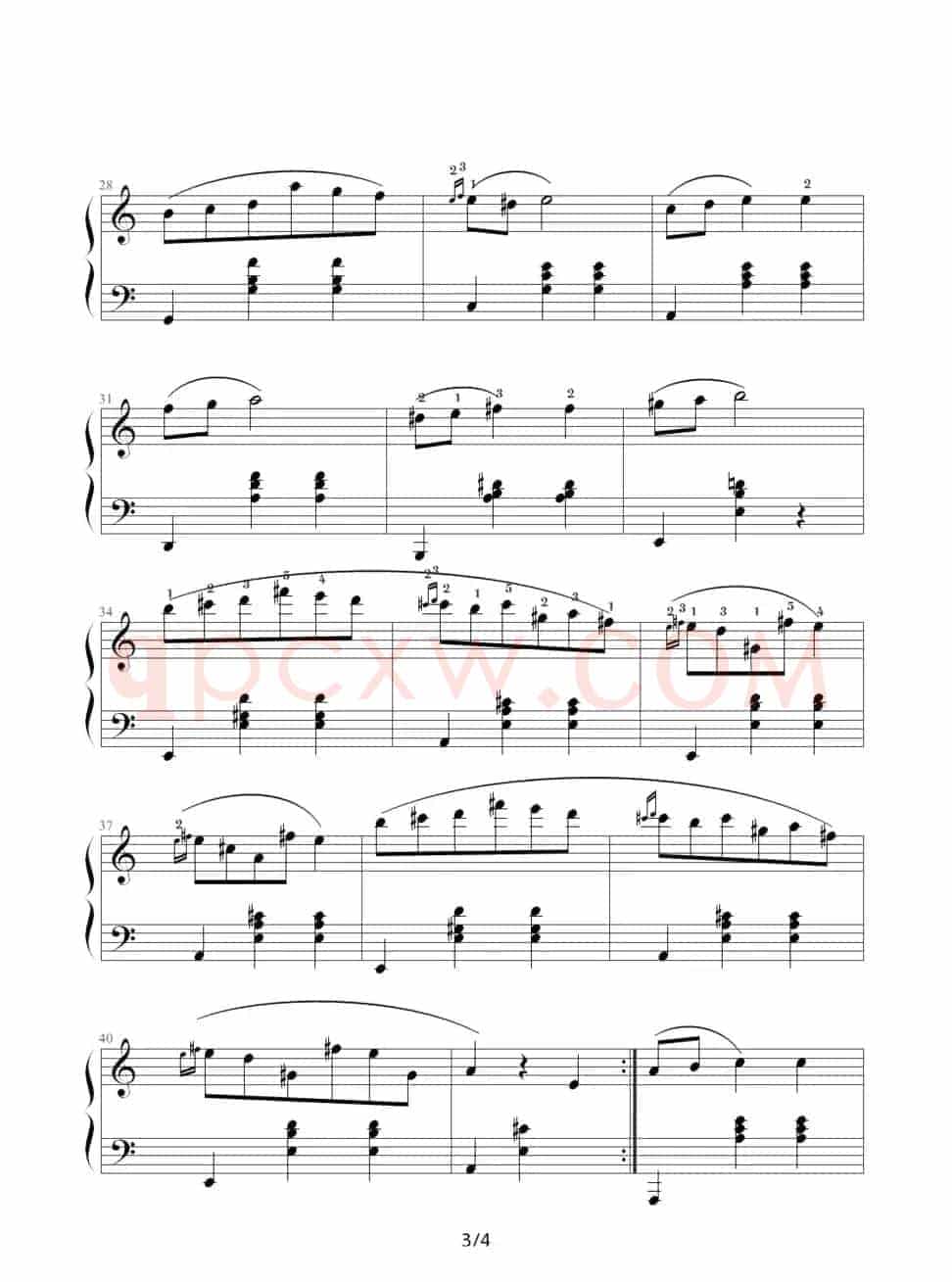 a小调圆舞曲（yh制谱版）