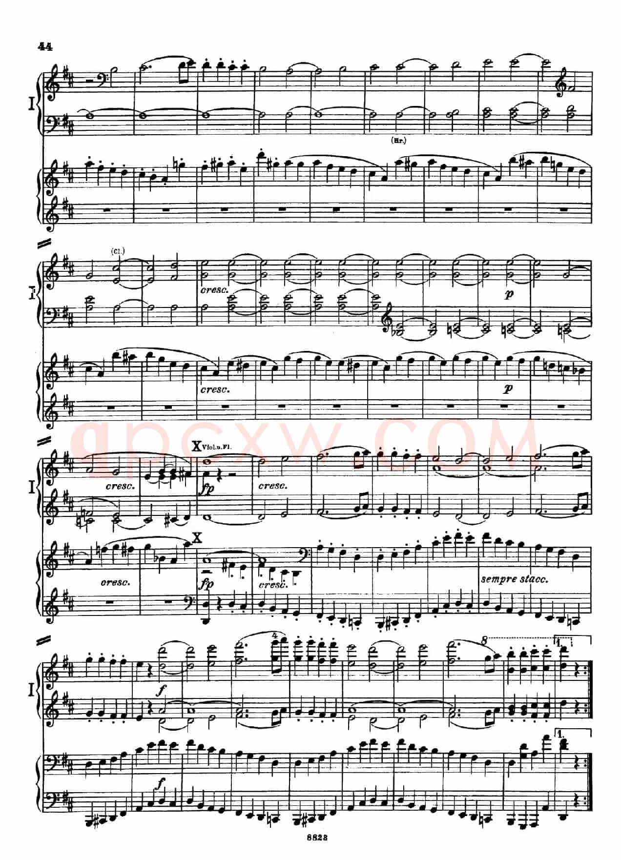 d小调第九交响曲 Op.125(双钢琴P43——52)