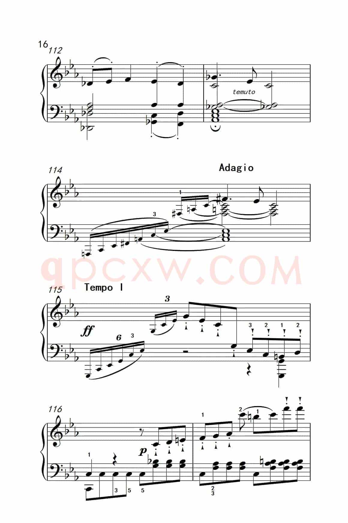 奏鸣曲 Opus 10 Nr.1 第三乐章（贝多芬奏鸣曲集 2）
