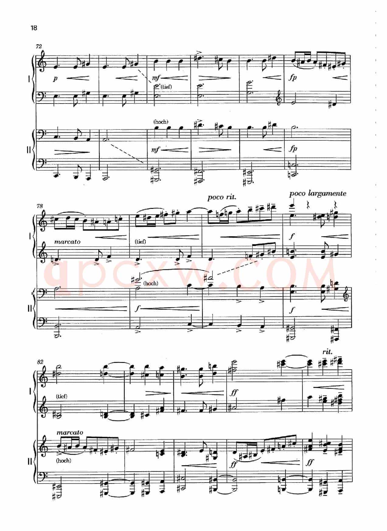 Vier Bagatellen Op.70(4首小品·Ⅱ·四手联弹)