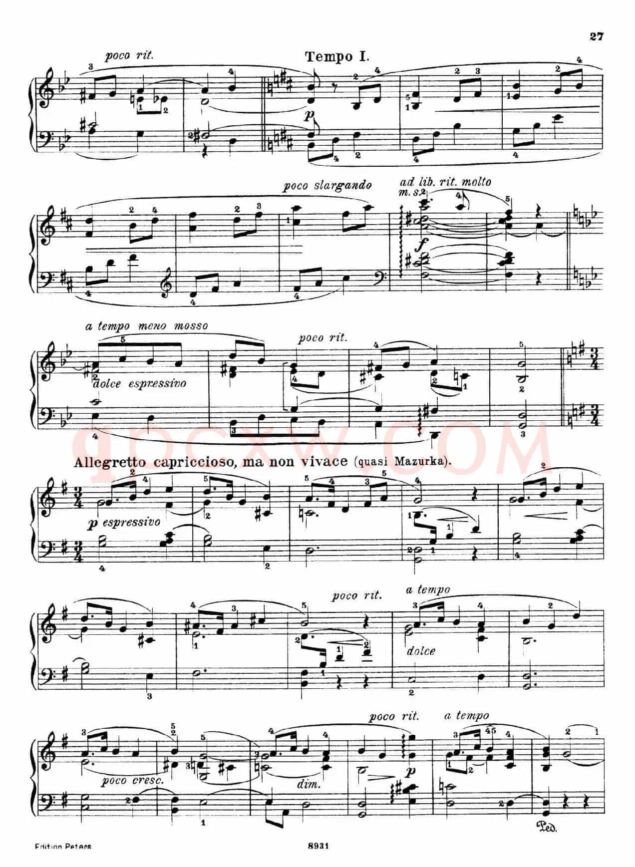 4 Pieces Op.26(4首小品·4)