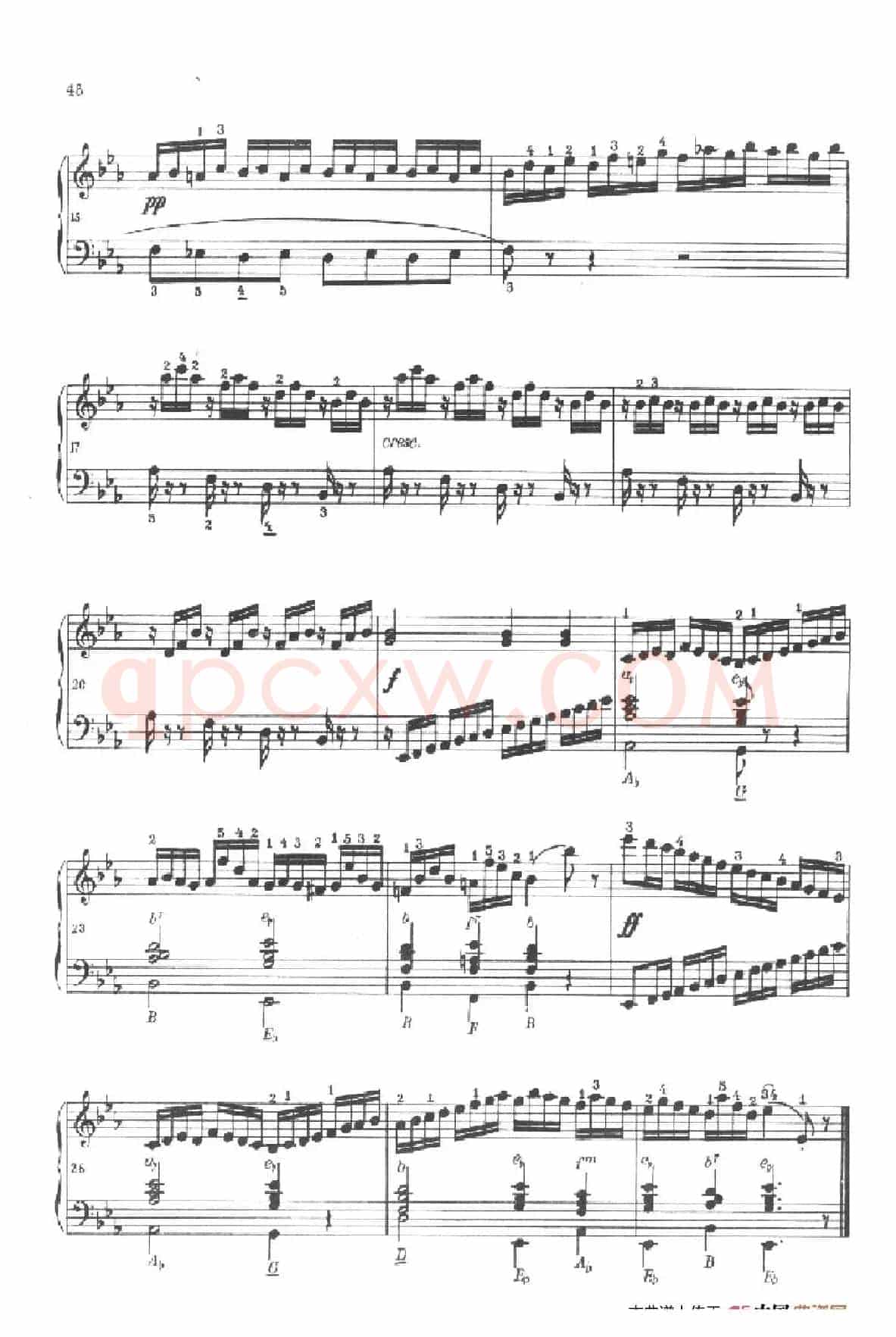 《车尔尼手风琴练习曲集》第Ⅱ册（第21——23首）