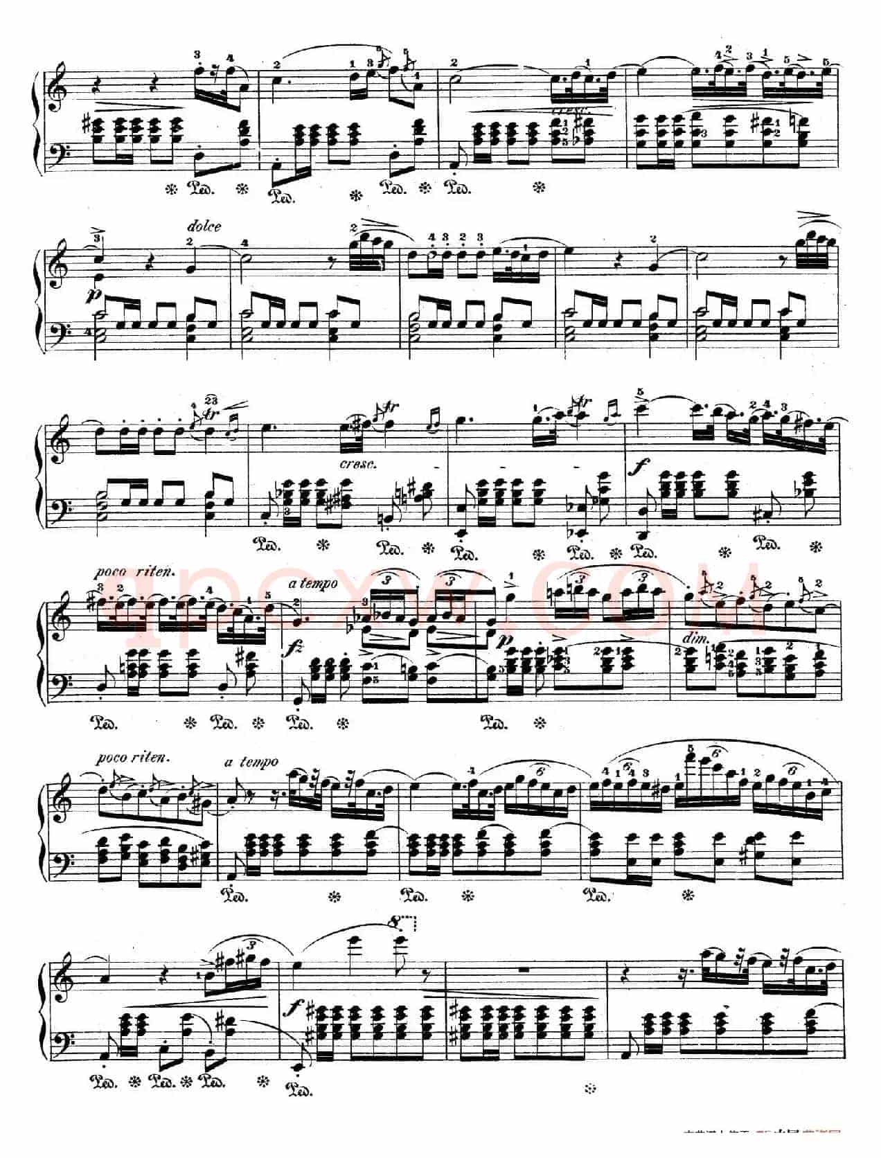Bolero in C Major Op.19（C大调波莱罗舞曲）