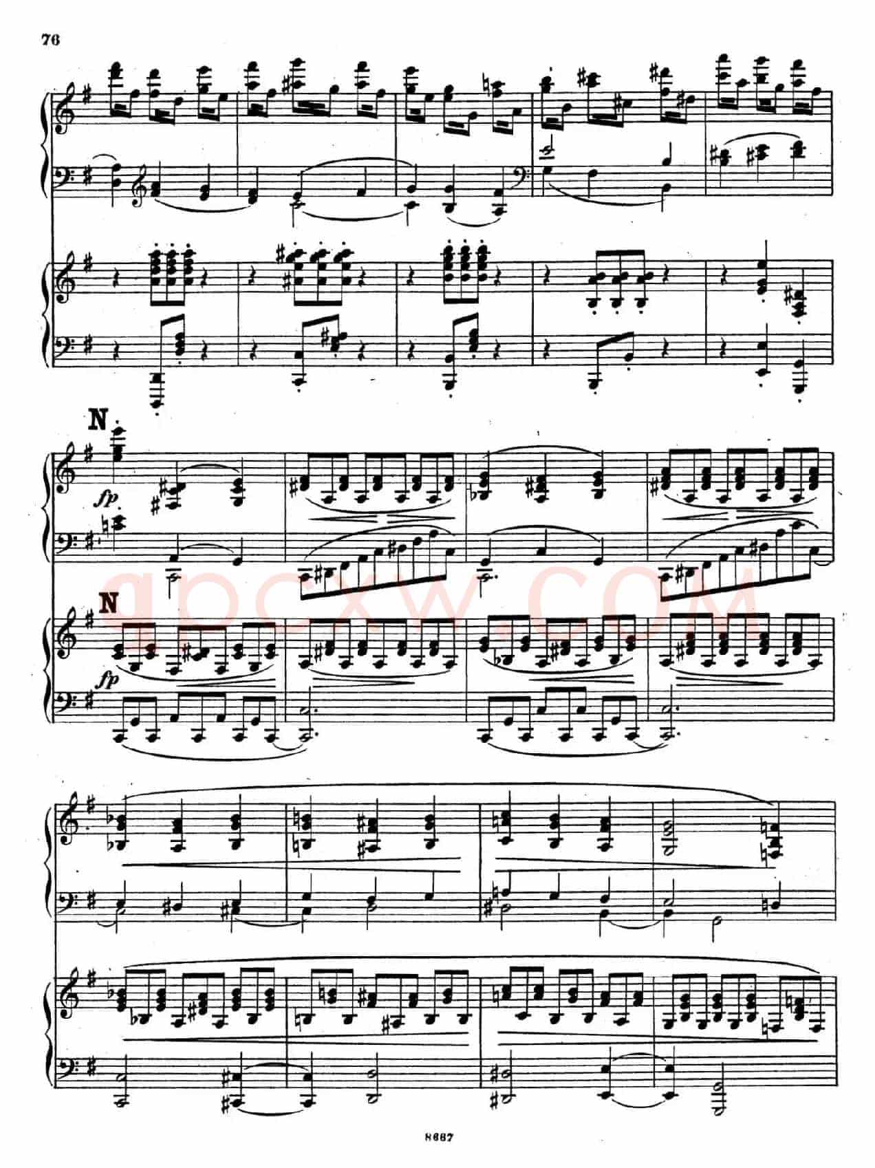Symphony No.4 in e Minor Op.98(e小调第四交响曲·双钢琴)