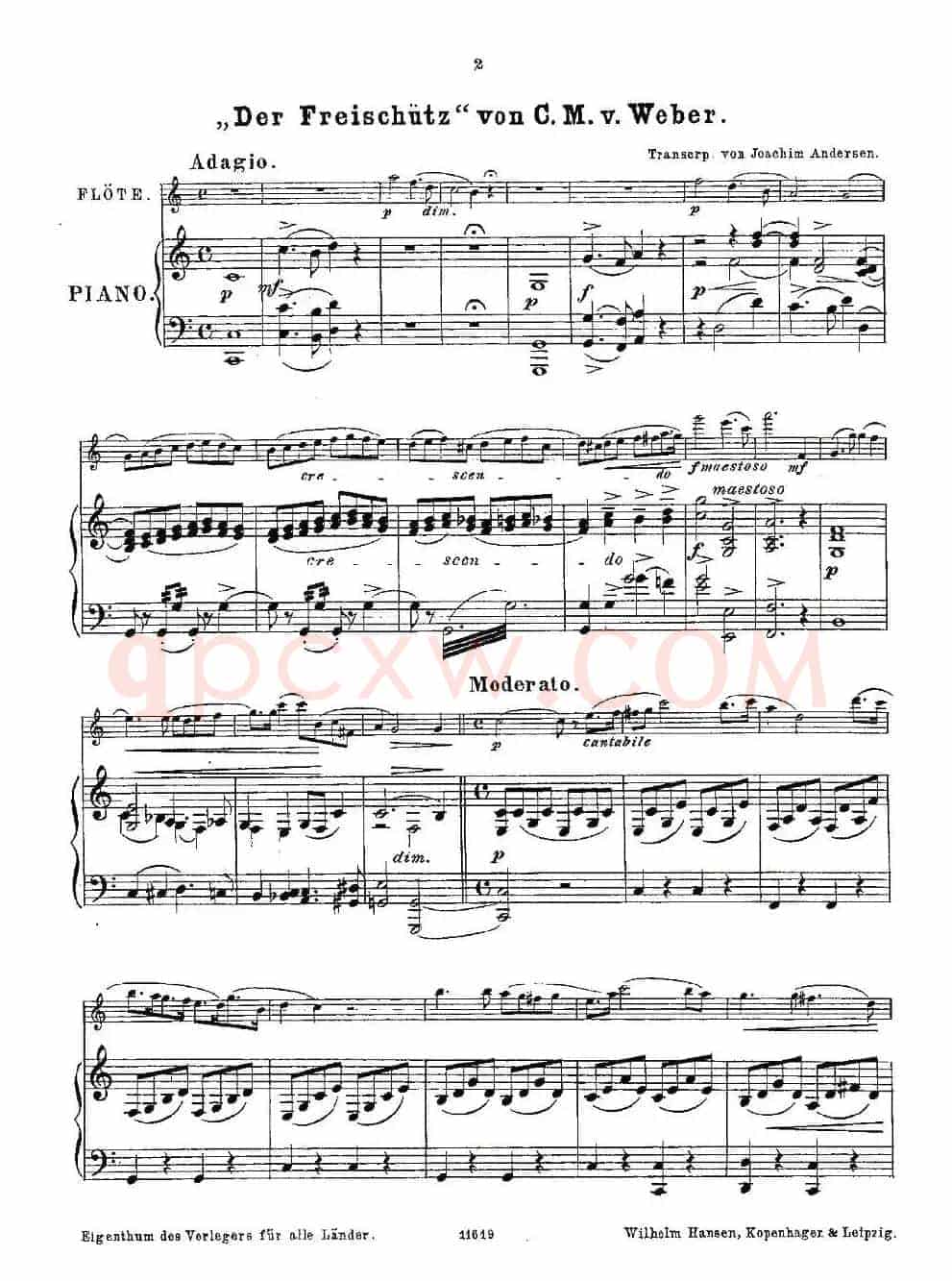 Opern-Transcriptionen.Op.45-7（长笛+钢琴伴奏）