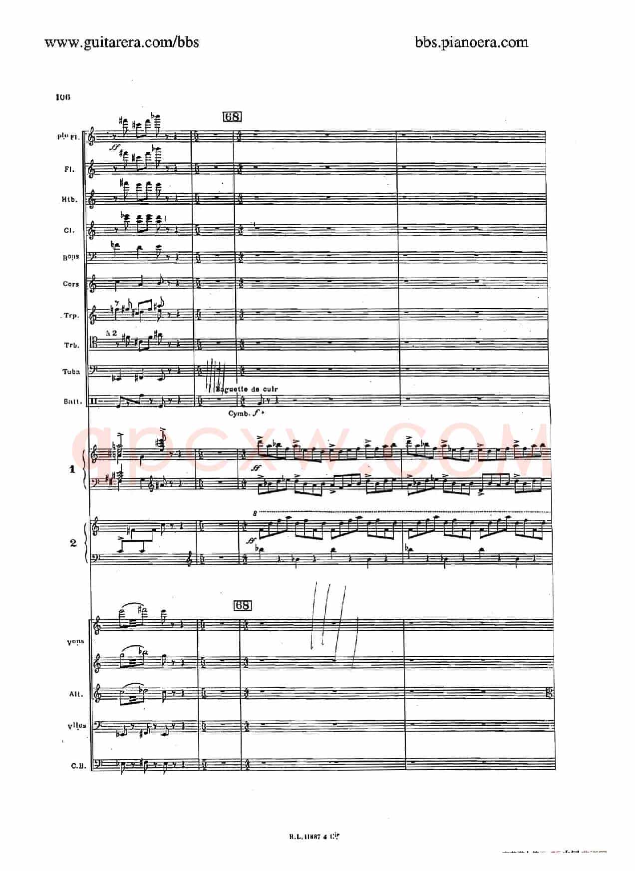 Concerto for 2 Pianos in d Minor(d小调双钢琴协奏曲·总谱)