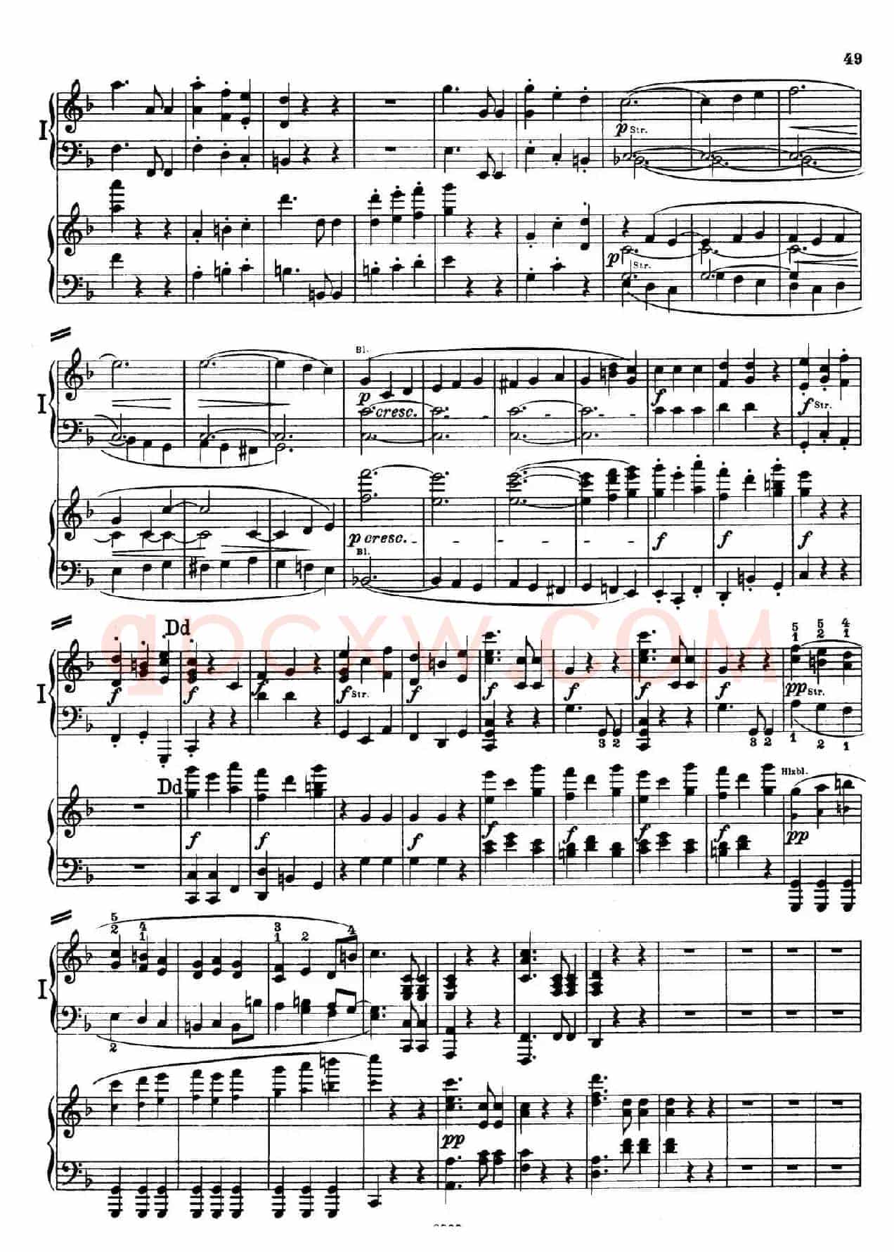d小调第九交响曲 Op.125(双钢琴P43——52)