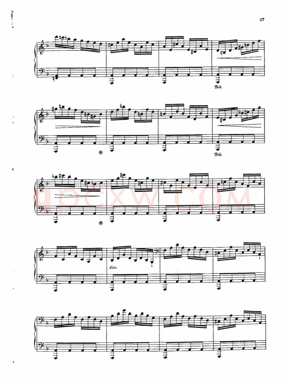 Le chemin de fer Op·27(d小调练习曲·铁路)