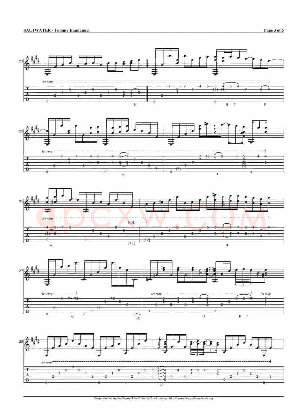 tommy emmanuel： saltwater(1)（指弹吉它）