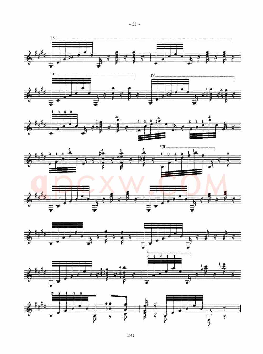 索尔·克斯特26首练习曲之11——15