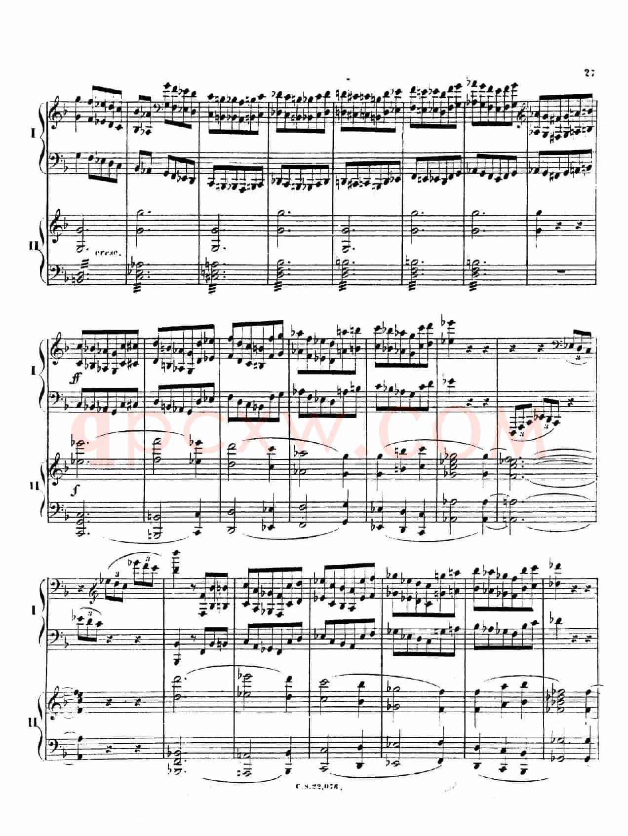 Piano Concerto No.2 in F Major Op.35(F大调第二钢琴协奏曲·Ⅰ·双钢琴)