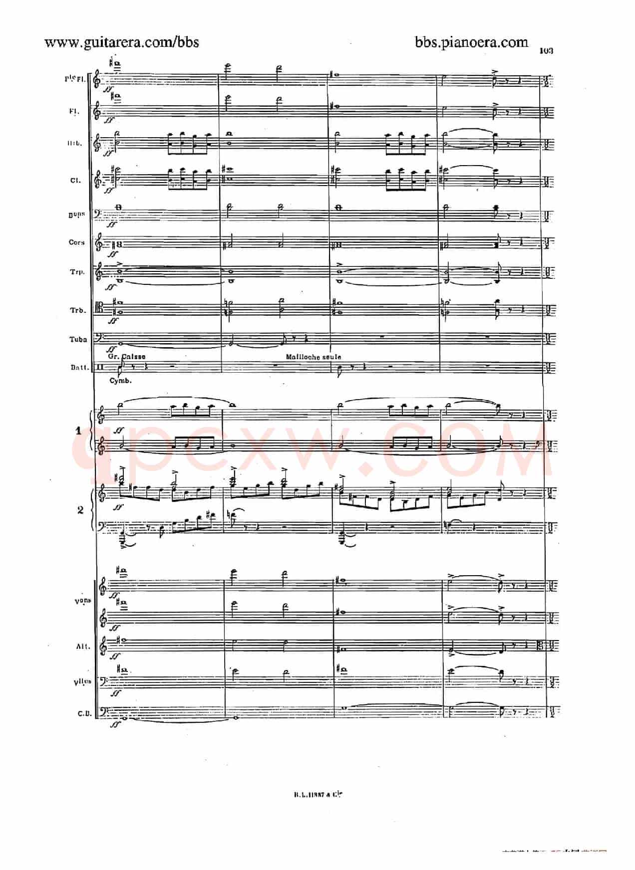 Concerto for 2 Pianos in d Minor(d小调双钢琴协奏曲·总谱)