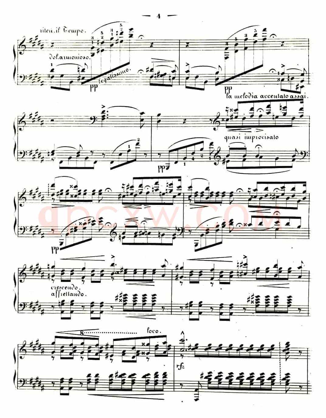 李斯特音乐会练习曲 S144(1 悲歌 降A大调 S144 Il)