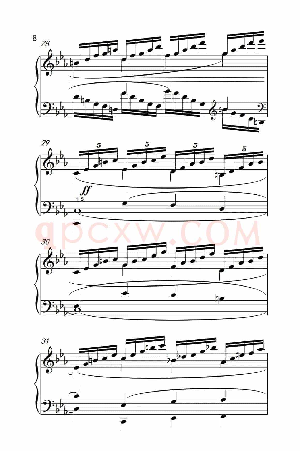 莫什科夫斯基 钢琴练习曲（第十四首）