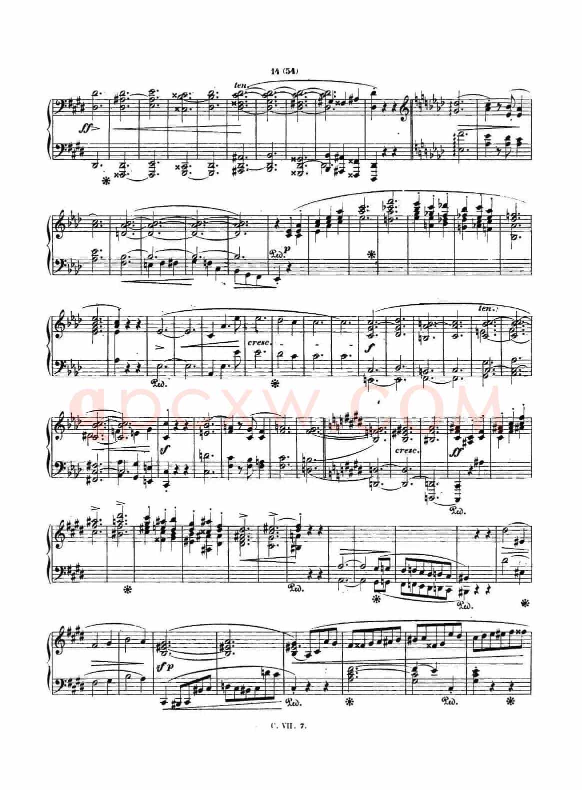 肖邦 钢琴谐谑曲 Chopin Scherzo(No.4 E大调,Op.54)