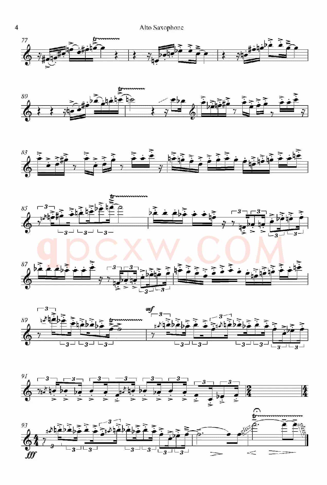 HUMORESKE（中音萨克斯独奏）