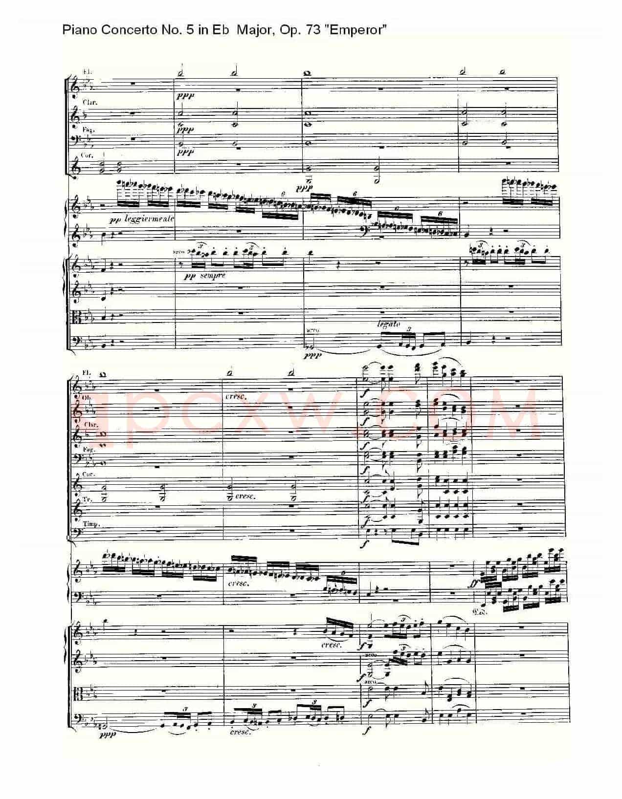 Eb大调钢琴第五协奏曲 Op.73“皇帝” 第一乐章（二）