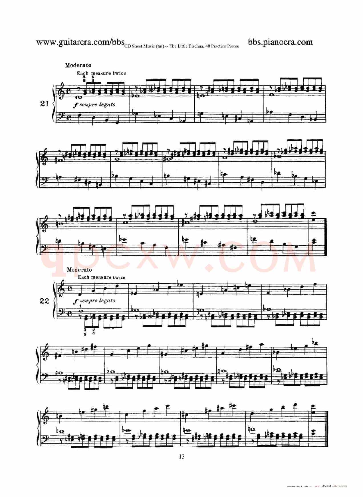 48 Practice Pieces(四十八首钢琴练习曲)