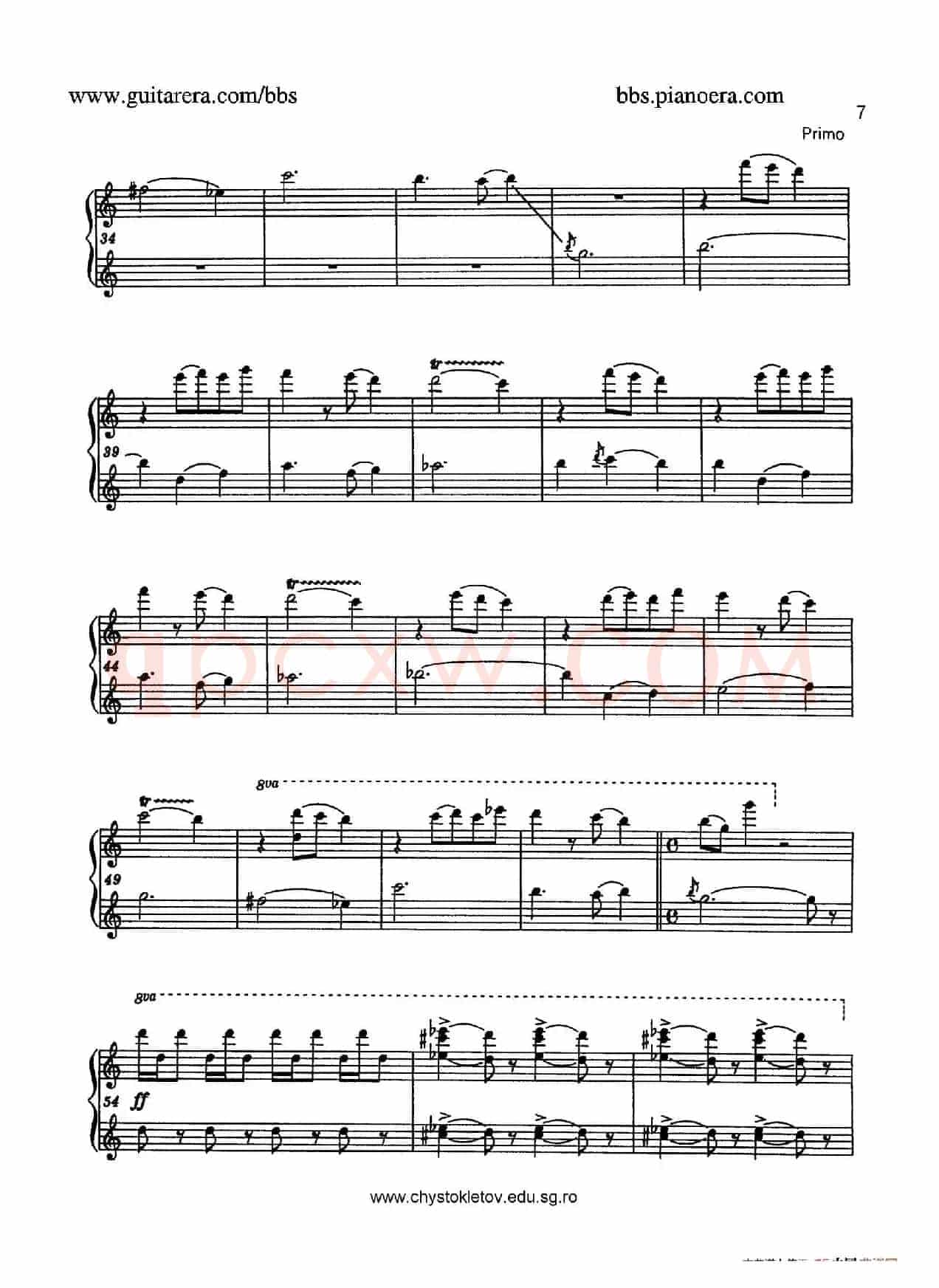 Sabre Dance(马刀舞曲)(四手联弹版)