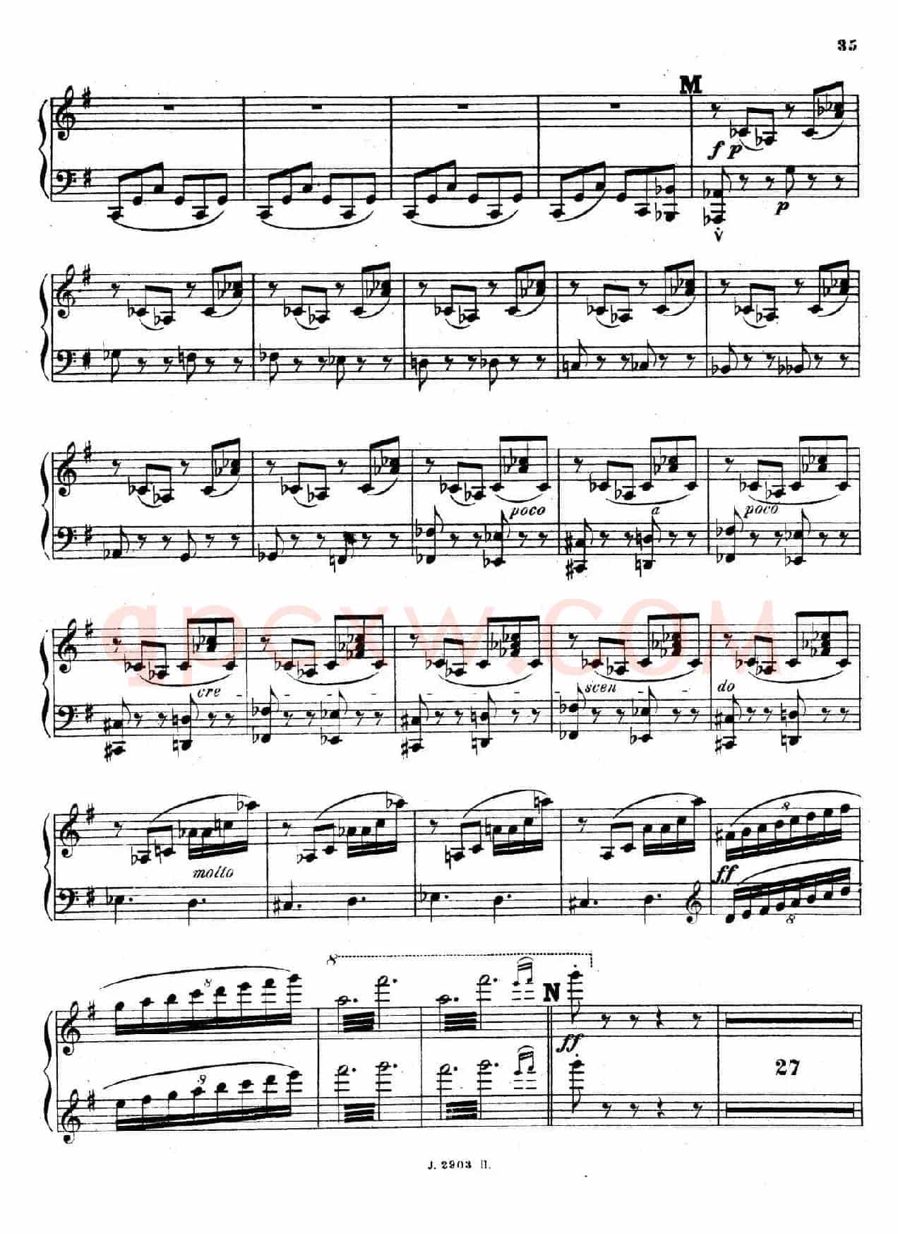 Symphony on a French Mountain Air Op.25(法国山歌交响曲·钢琴独奏·Ⅲ)