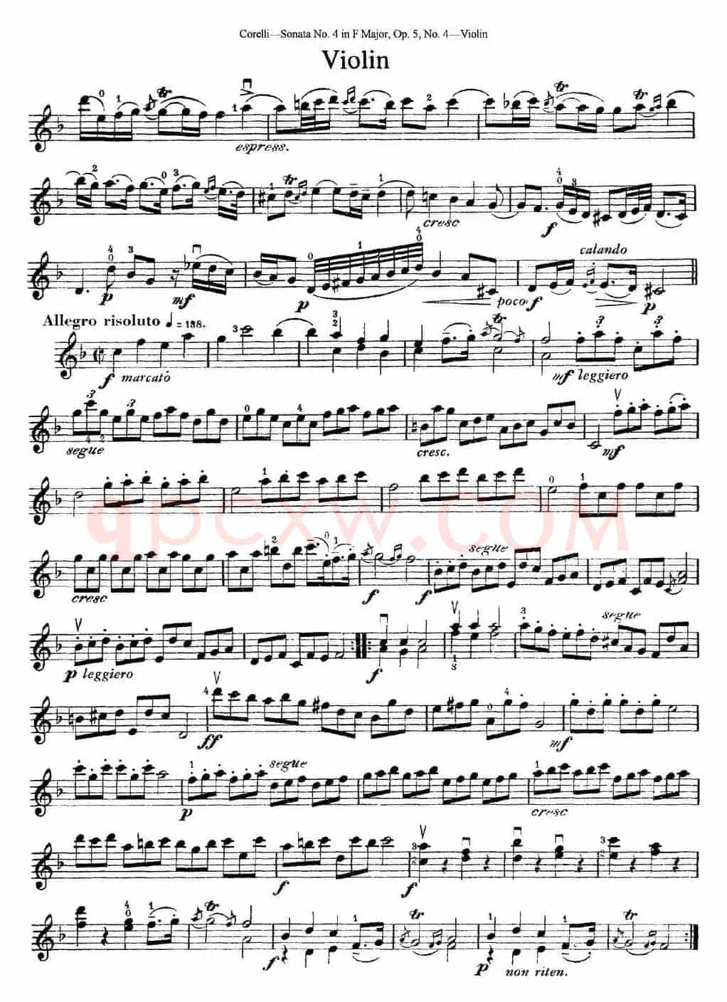 Sonata No.4 in F MajorOp.5 No.4