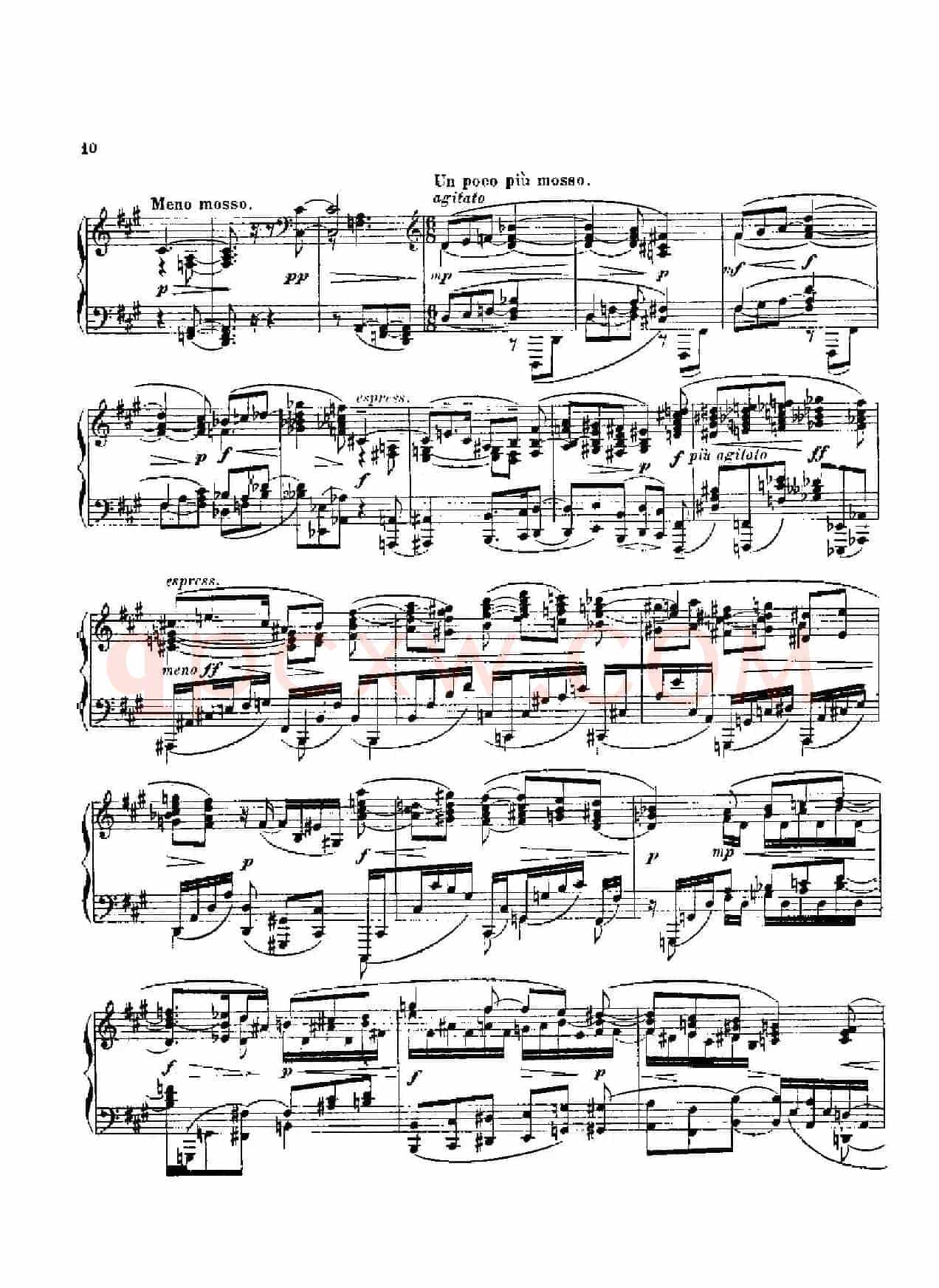 Six Intermezzi Op.45（6首间奏曲·2）