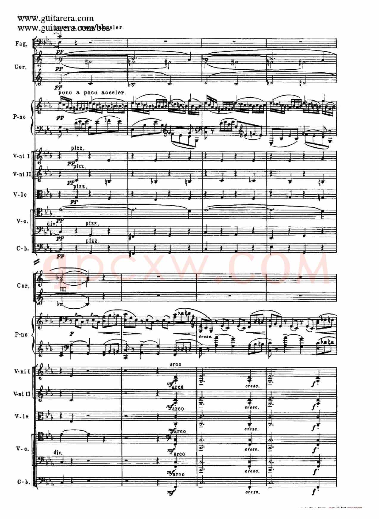 c小调第二钢琴协奏曲 Op.18（总谱·P37——45）