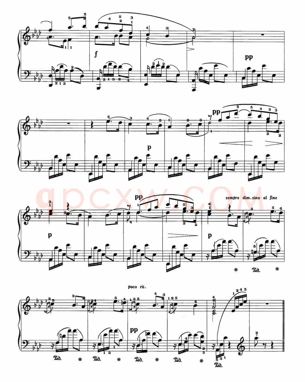 无词浪漫曲（福雷作品第17号之三）
