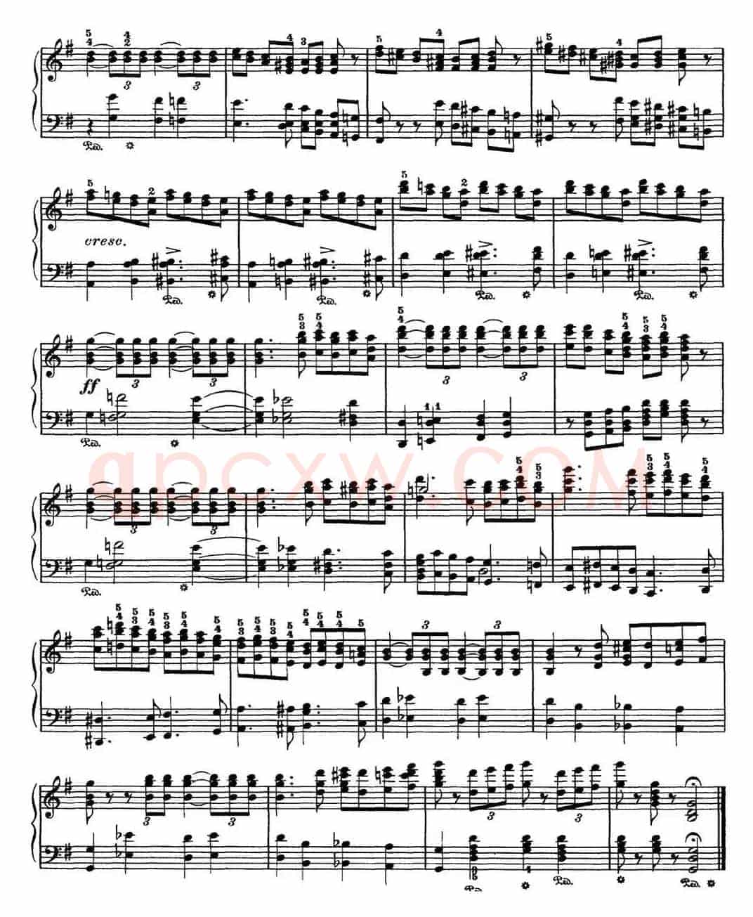 柴可夫斯基 四季 9月 狩猎之歌 G大调 The Hunt G major