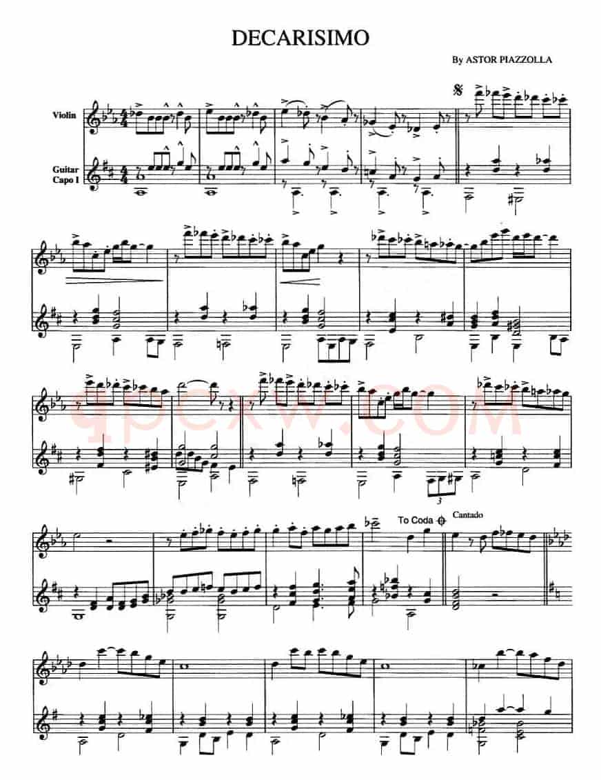 DECARISIMO（小提琴+吉他）