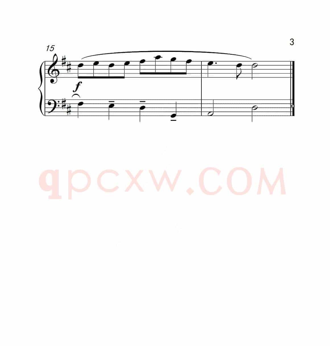 第二级B组 威廉皇帝进行曲（中国音乐学院钢琴考级作品1~6级）