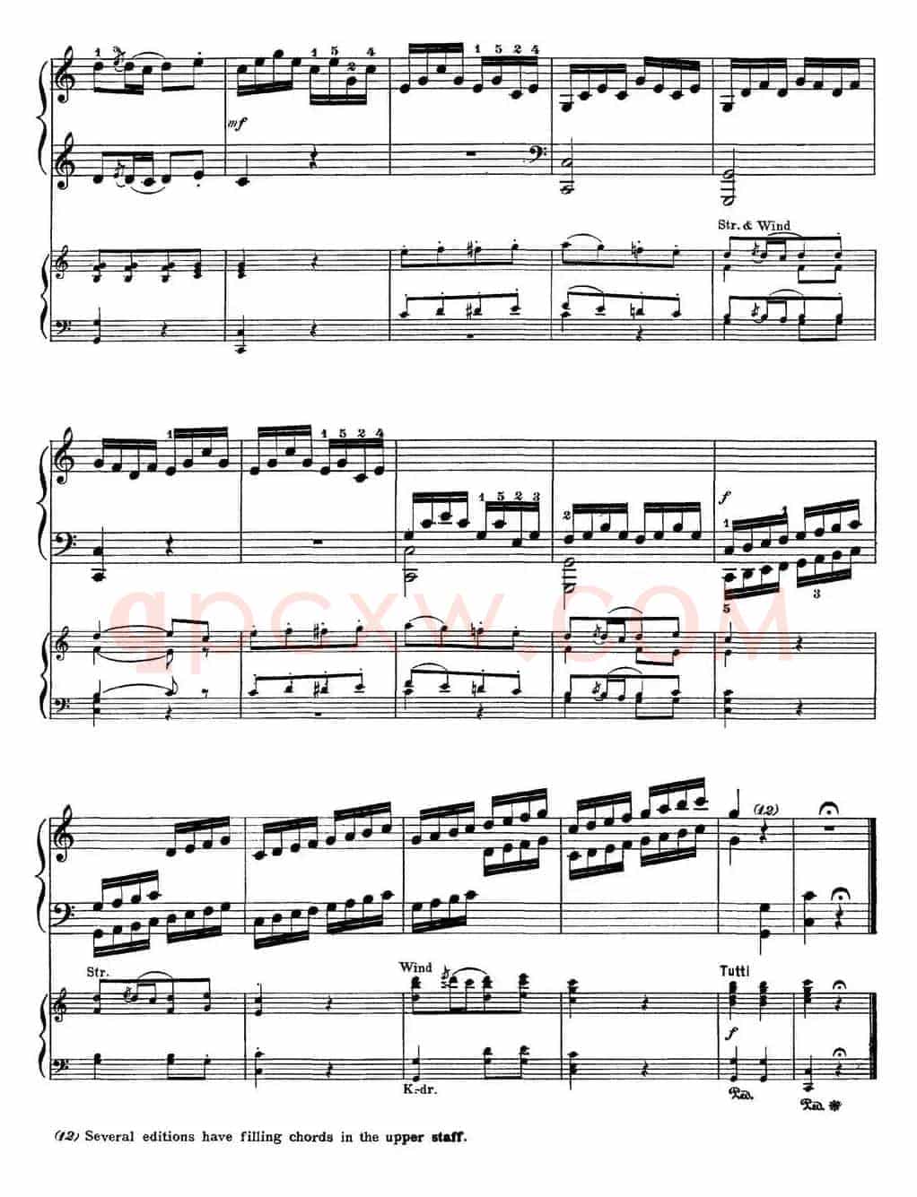 二十八部钢琴协奏曲 No.21（P46-54）