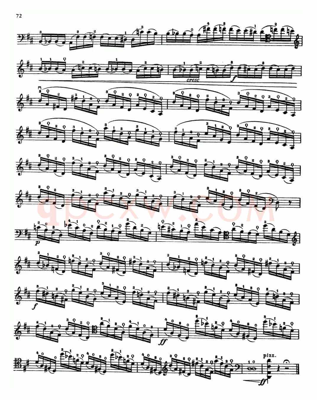 大提琴高级练习曲40首 No.33