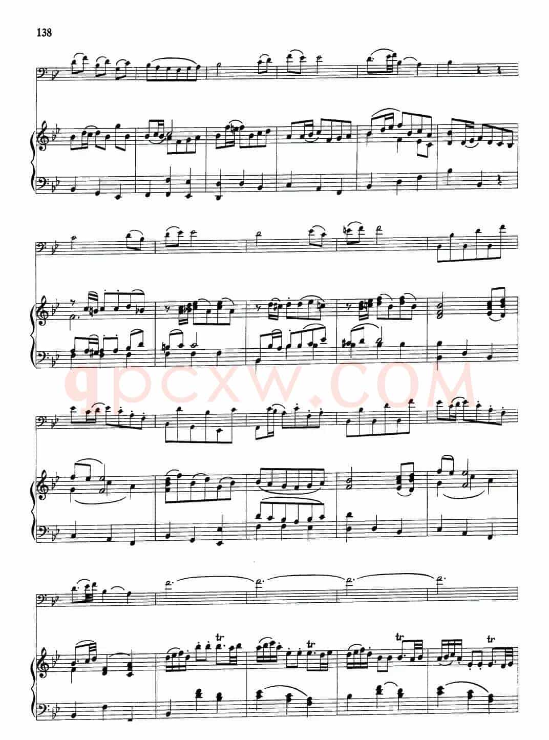 降B大调协奏曲（大管+钢琴伴奏）