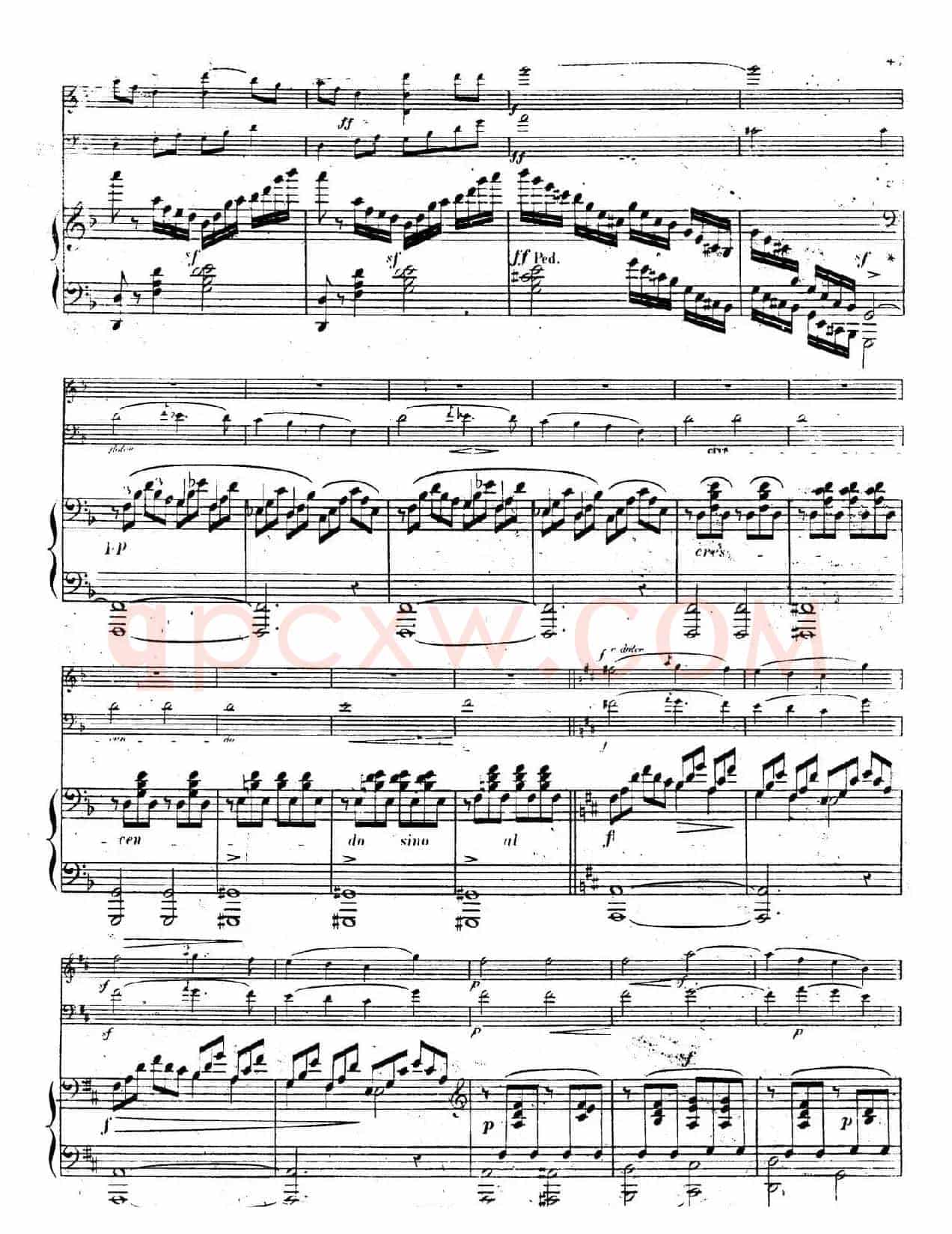 Piano Trio No.1 in d Minor Op.49(d小调第一钢琴三重奏·第四乐章)
