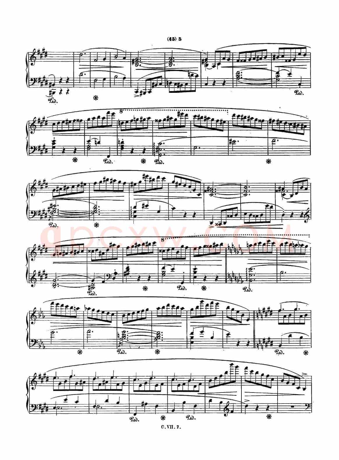 肖邦 钢琴谐谑曲 Chopin Scherzo(No.4 E大调,Op.54)
