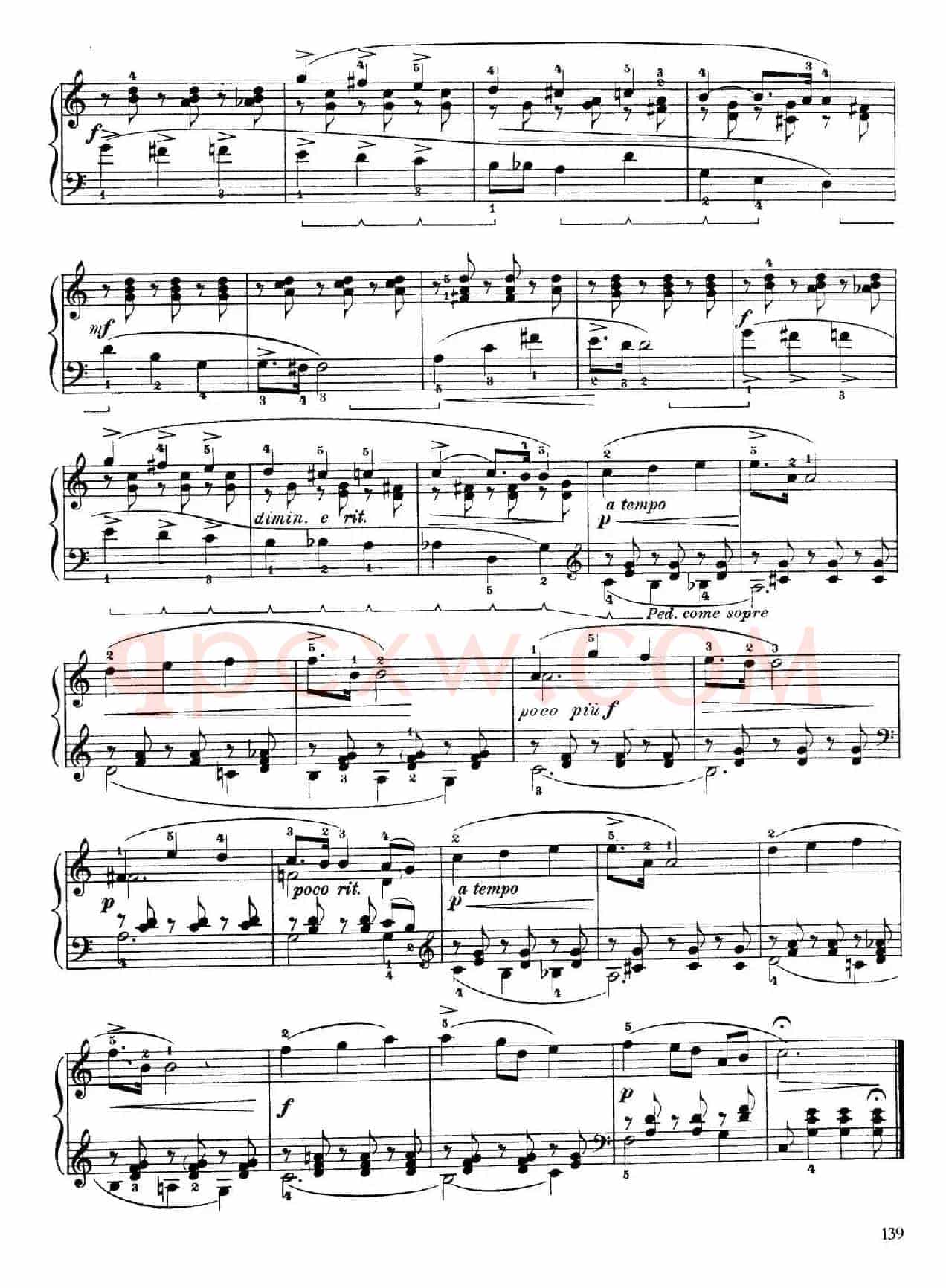 Album for the Young Op.39(儿童钢琴曲集)(21. 甜蜜的梦 Sweet Reverie)