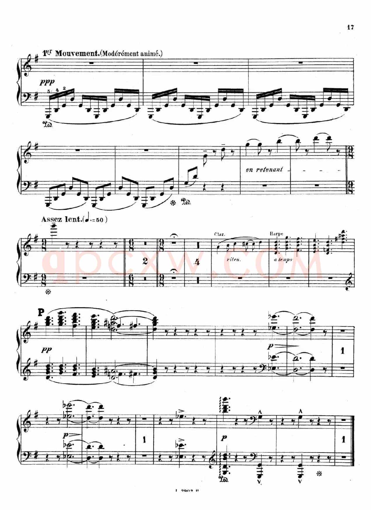 Symphony on a French Mountain Air Op.25(法国山歌交响曲·钢琴独奏·Ⅰ)