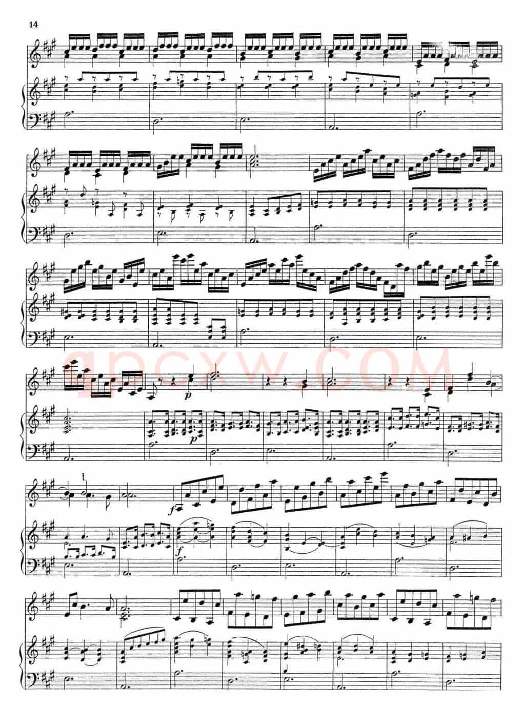 Biber Violin Sonata I（小提琴+钢琴伴奏）