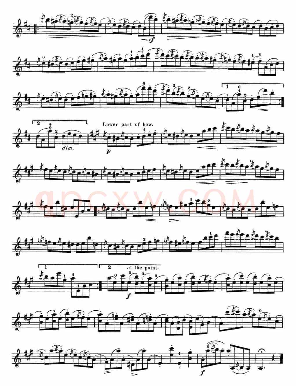 马扎斯小提琴练习曲 Op.36 第二册 华丽练习曲（41）