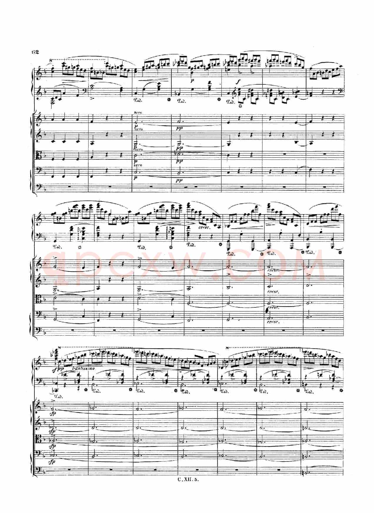 Piano Concerto No.2 in f Minor Op.21(f小调第二钢琴协奏曲·总谱)
