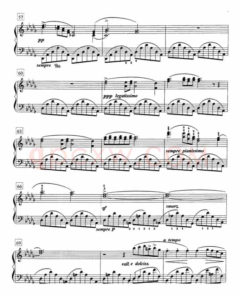 钢琴教程第七级 中外乐曲（夜曲 Op.9 No.1）