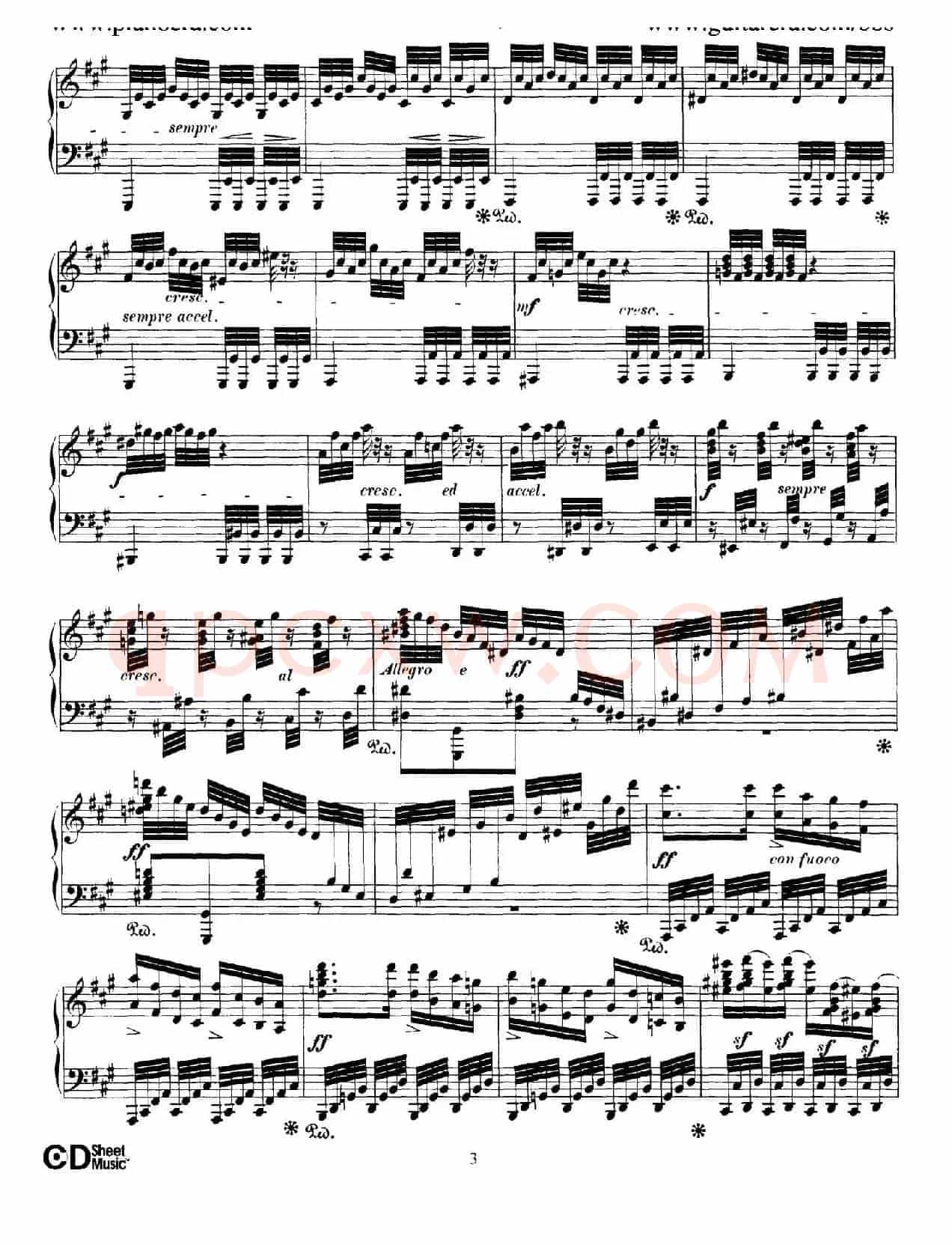 Fantasy in f-Sharp Minor Op.28(升f小调幻想曲)