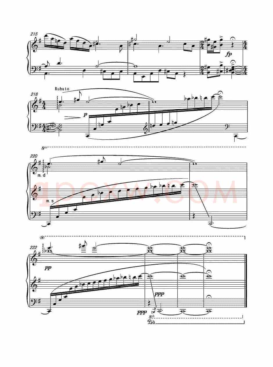 第十五钢琴奏鸣曲 Piano Sonata NO.15