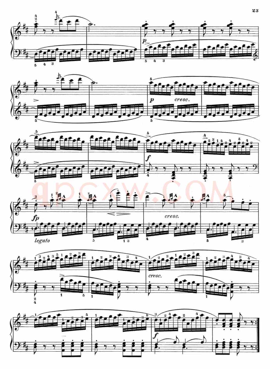 25首车尔尼Op.748练习曲（NO.13）