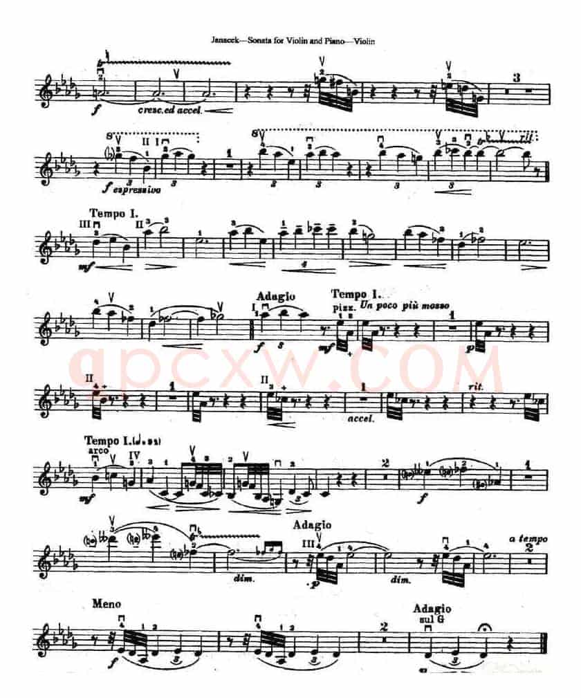 Sonata for Violin and Piano（奏鸣曲）