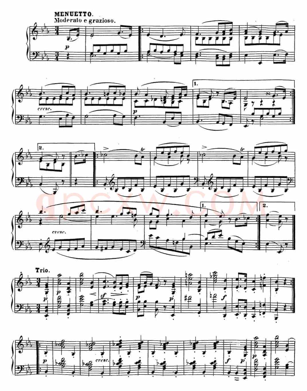 贝多芬钢琴奏鸣曲18 狩猎 降E大调 Op.31 No.3 E-flat major