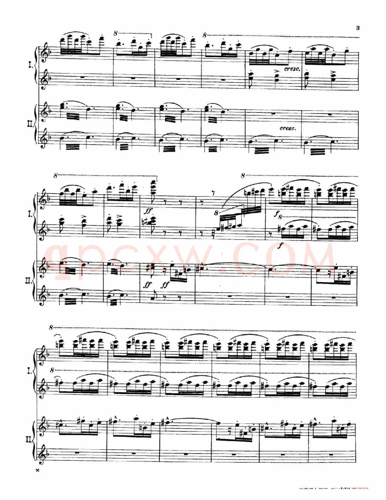 The Pines of Rome(交响诗《罗马的松树》·双钢琴)(第一部分:博尔盖塞别墅的松树)
